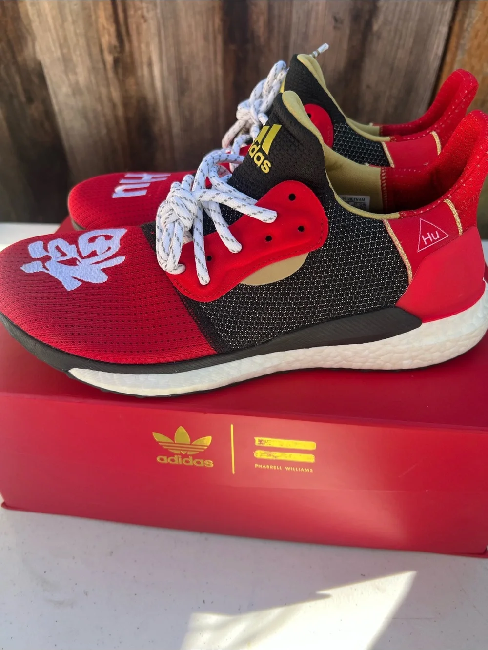 adidas Solar Hu Glide CNY Red & Black Sneakers